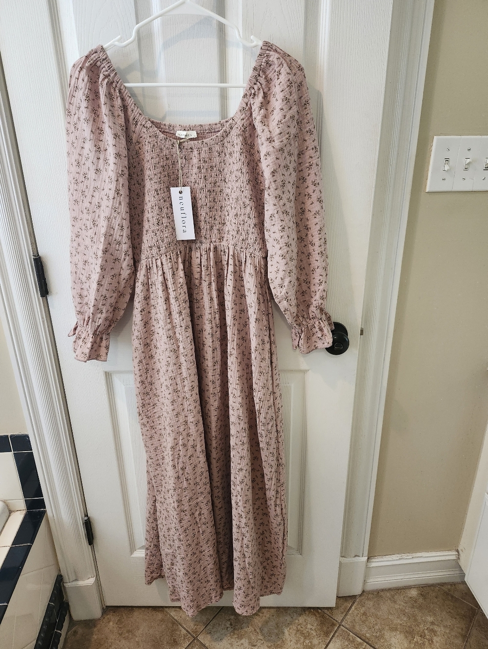 Neuflora Pink Floral Gentry Dress
